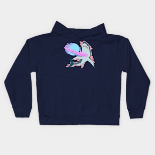 Space Shark v1 Kids Hoodie